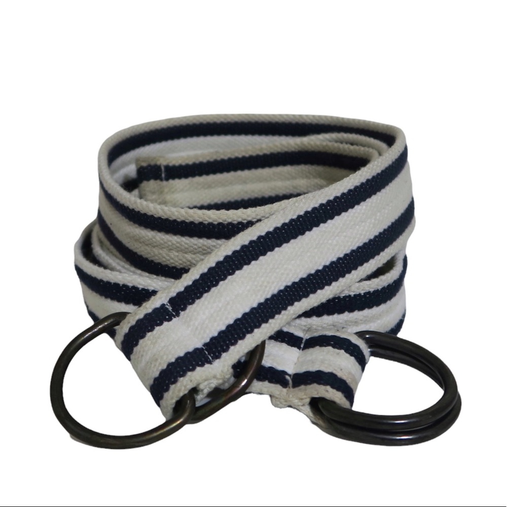 American Eagle Outfitters Blue Striped Belt Lot of Two‎ Nautical Size 30